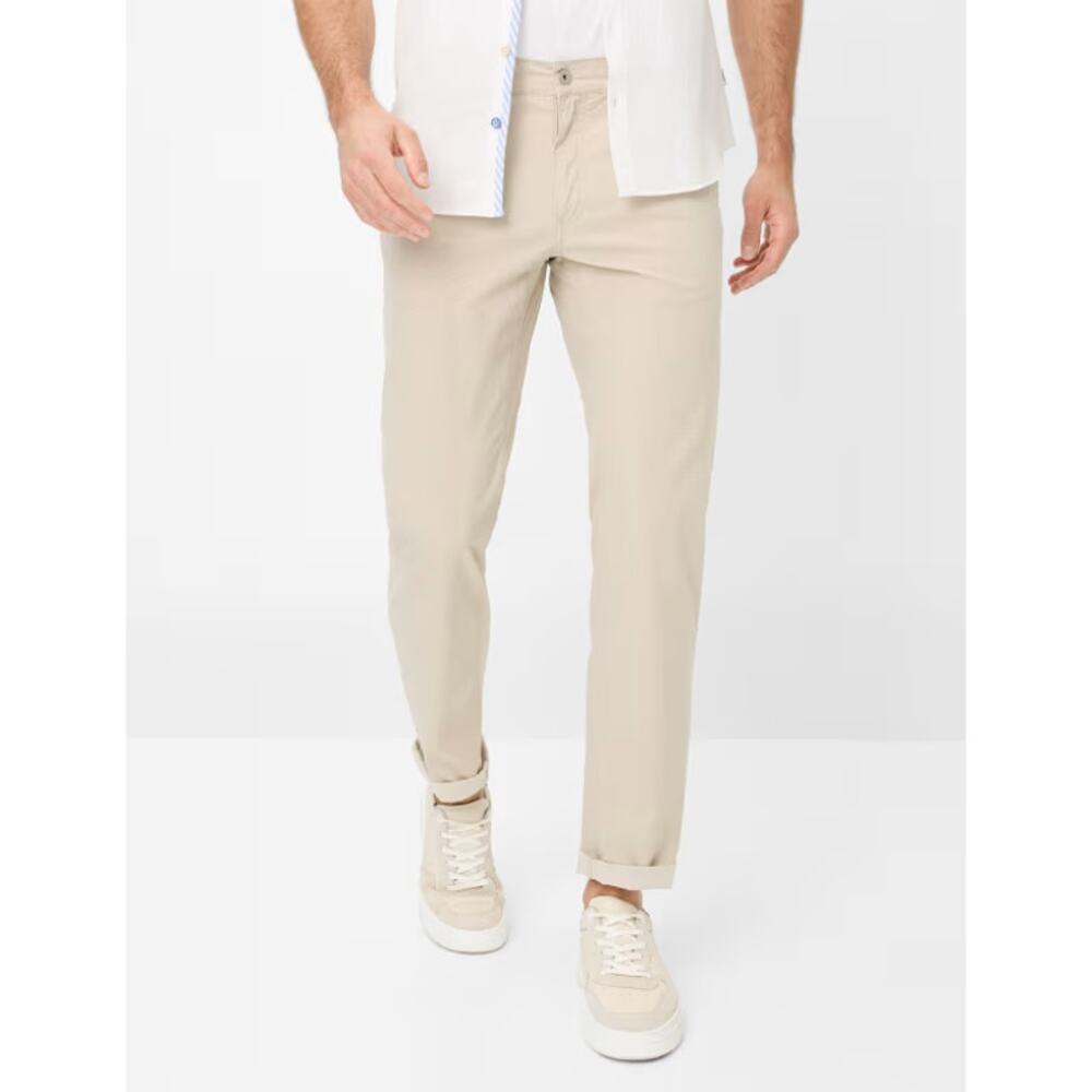 BRAX Mens Cooper Fancy‎ Pants Size 34 X 34 Regular Fit Straight Leg Beige Modern